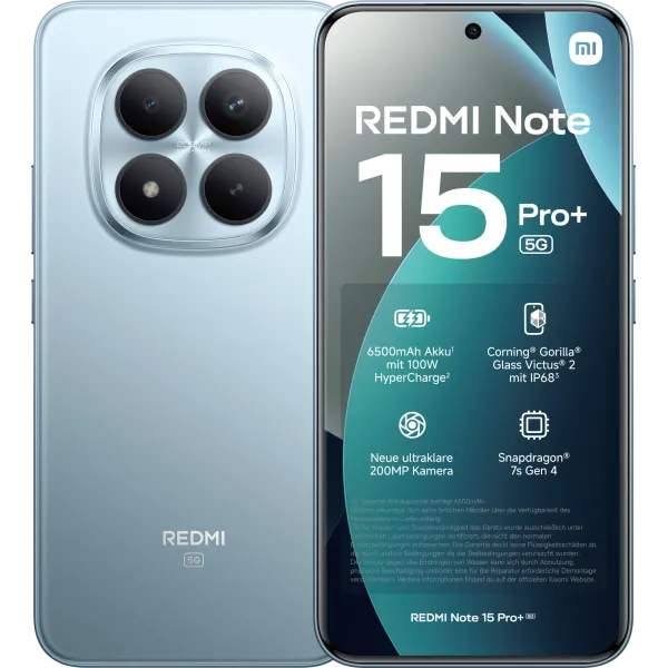 Xiaomi REDMI Note 15 Pro+ 5G · 512 GB