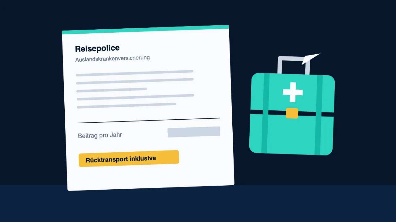 Illustration zum Vergleich Auslandskrankenversicherung