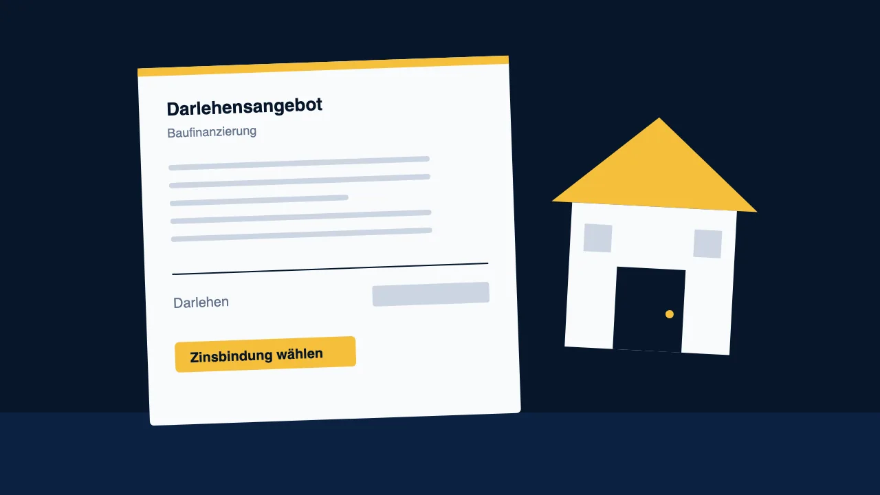 Illustration zum Vergleich Baufinanzierung