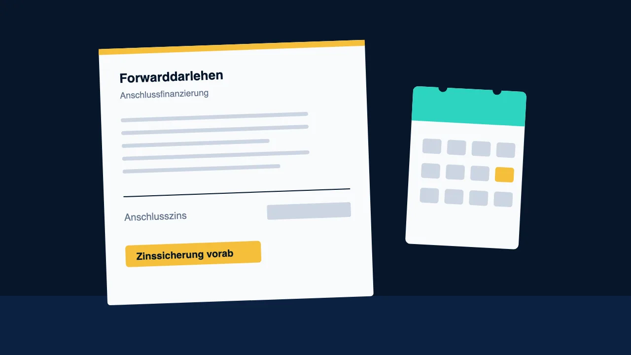 Illustration zum Vergleich Forwarddarlehen