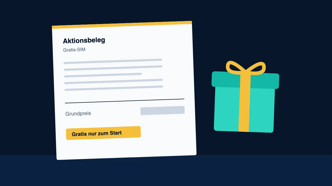 Illustration zum Vergleich Gratis Simkarten