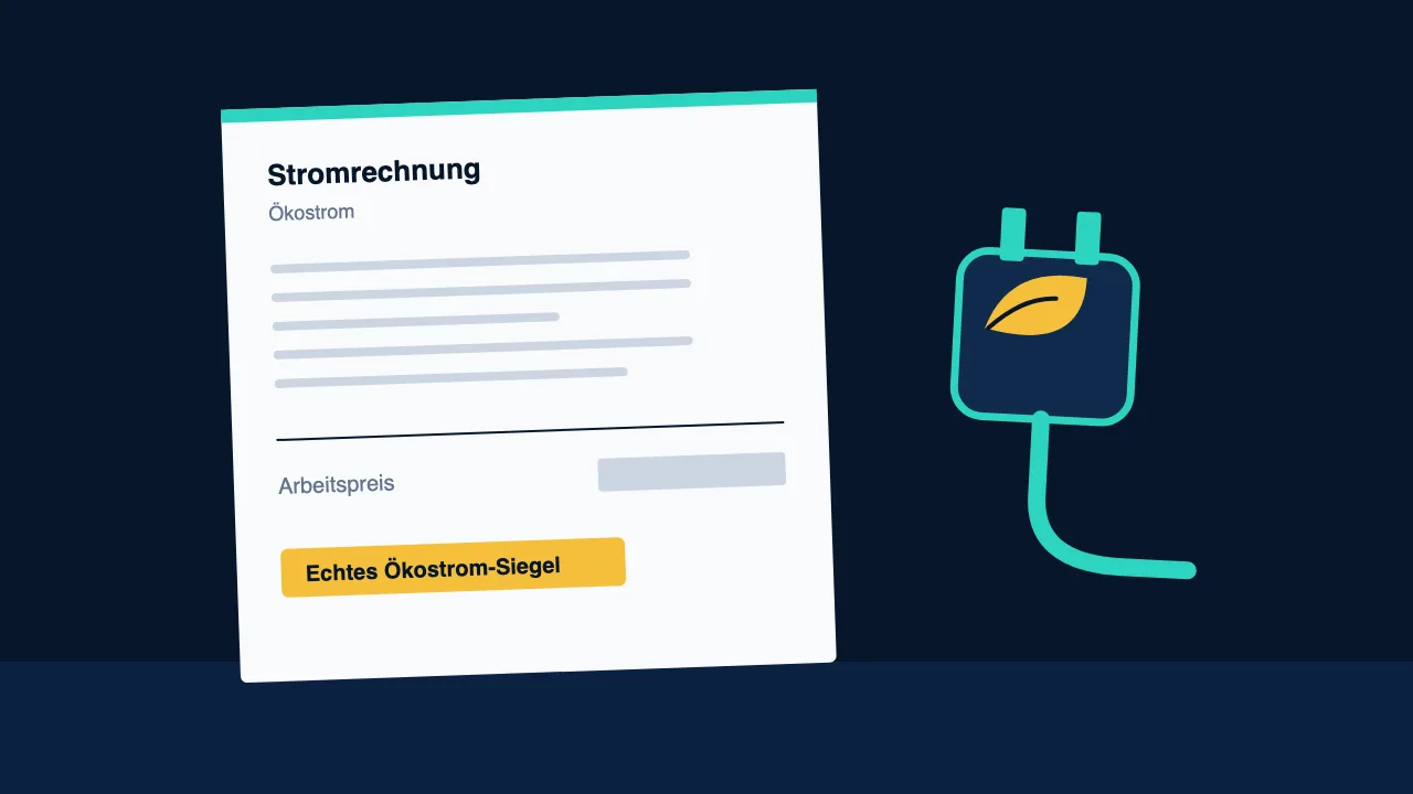 Illustration zum Vergleich Ökostrom