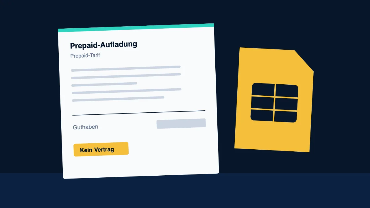 Illustration zum Vergleich Prepaid