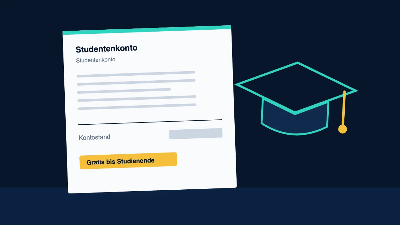 Illustration zum Vergleich Studentenkonto